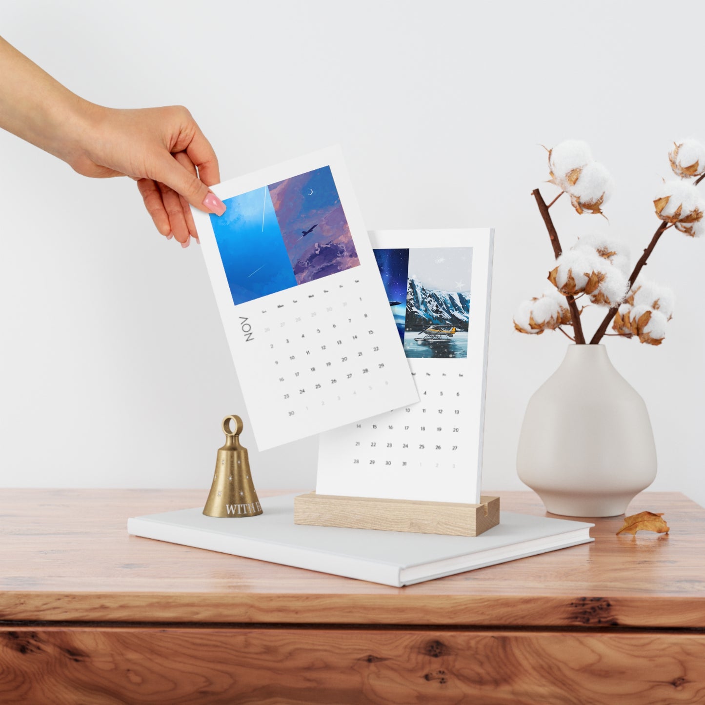 Just Plane Monday Desk Calendar 2026