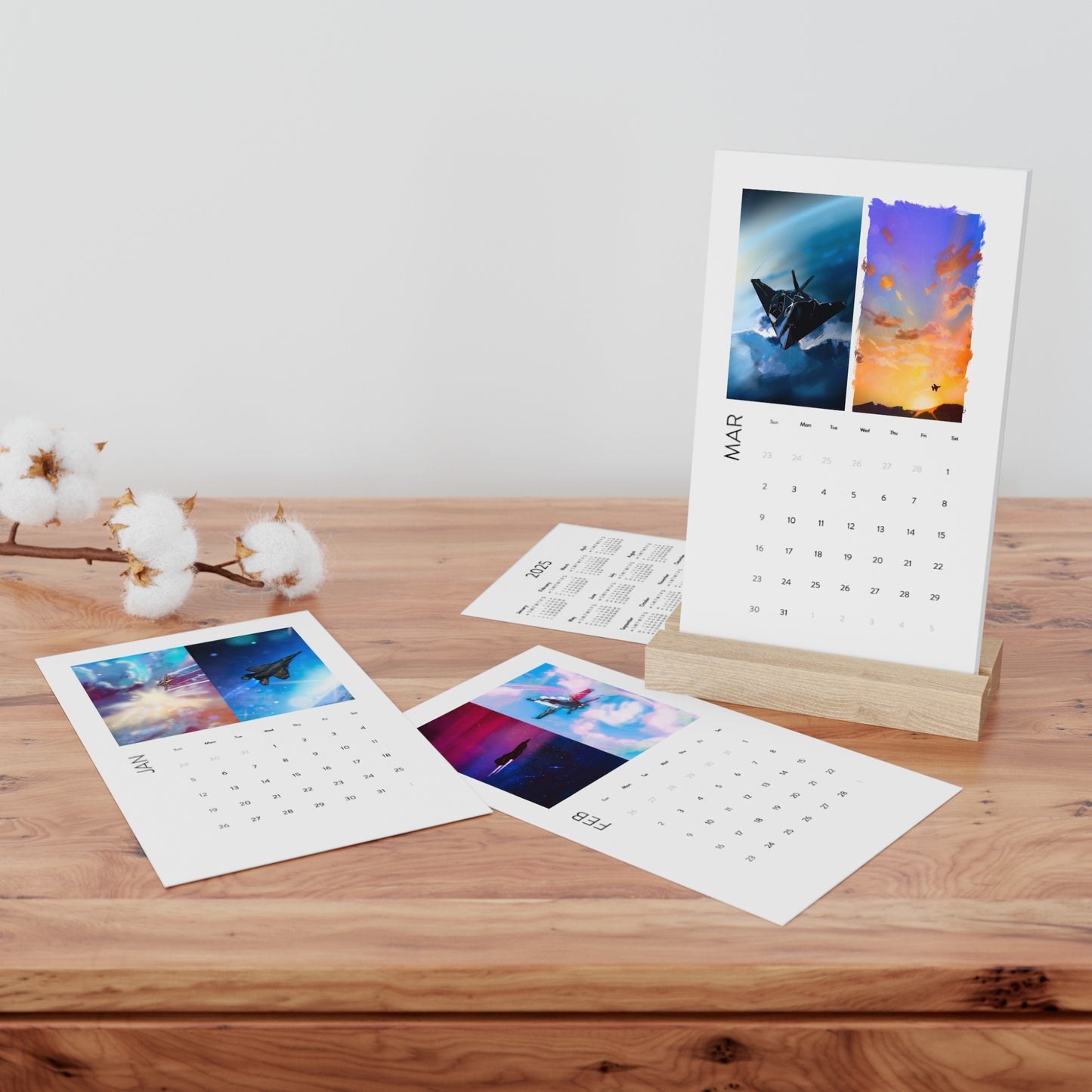 Just Plane Monday Desk Calendar 2026