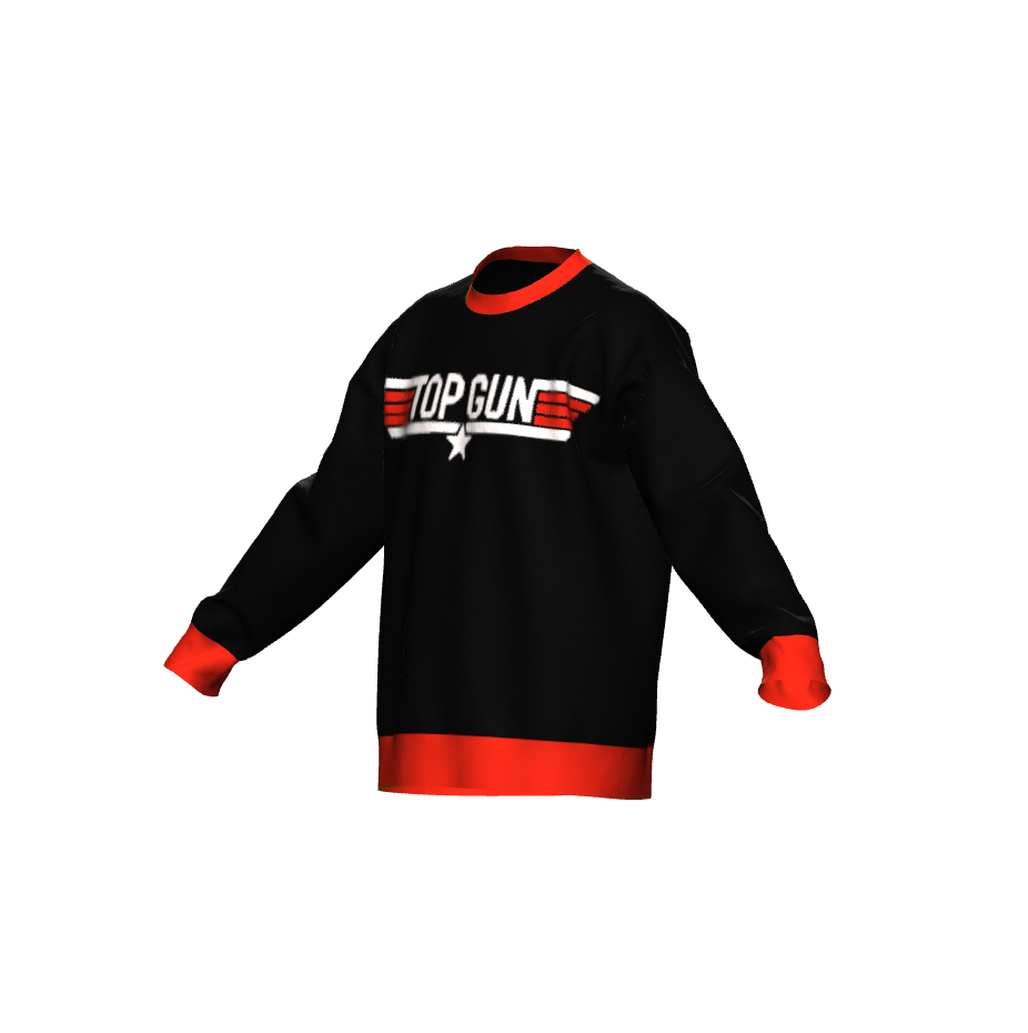 Top Gun Red Trim