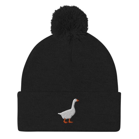 Goose Pom-Pom Beanie