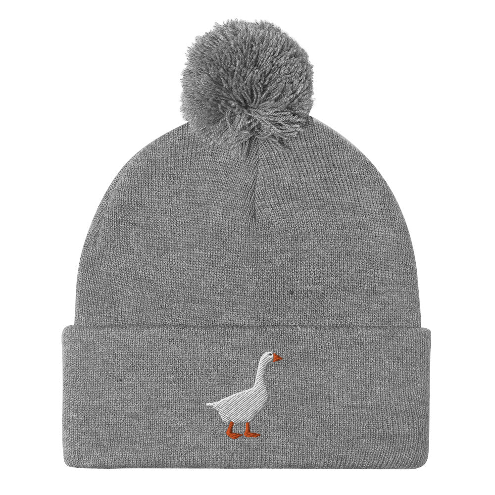 Goose Pom-Pom Beanie