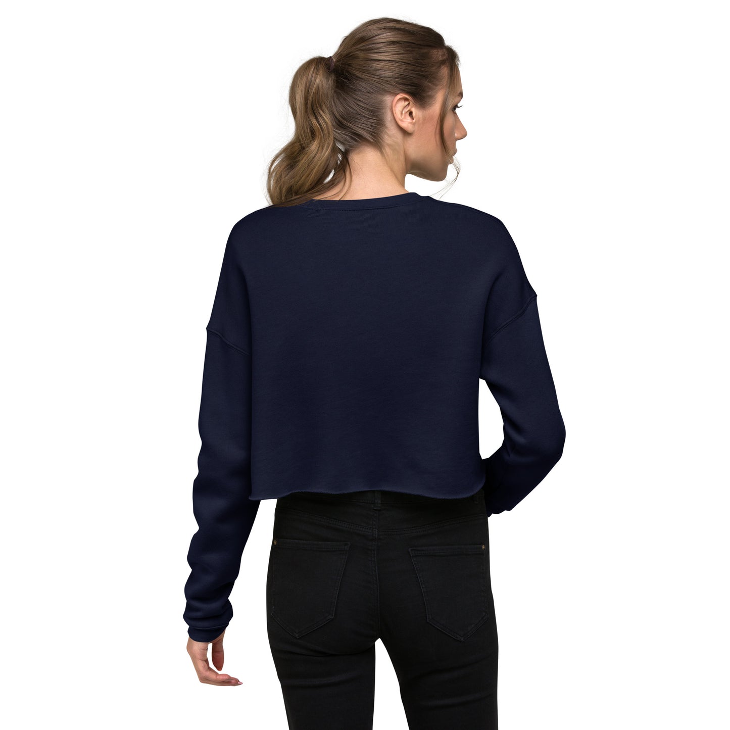 Navy ‘86 Crop Sweatshirt